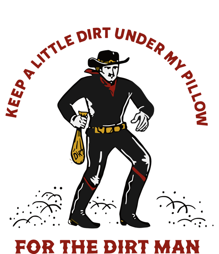 Keep Little Dirt Under My Pillow For The Dirt Man Raglan Baseball Baby Bodysuit