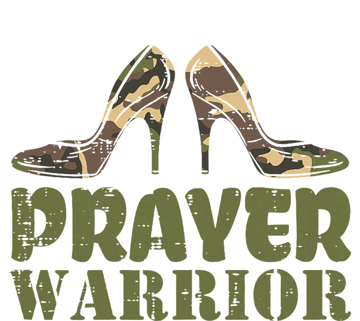 Camo Heels Prayer Warrior Faith God Jesus Christian Women's Flannel Pajama Set