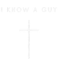 I Know A Guy Cross Minimalist Christian Religious Jesus Legacy Cool Fit Booney Bucket Hat