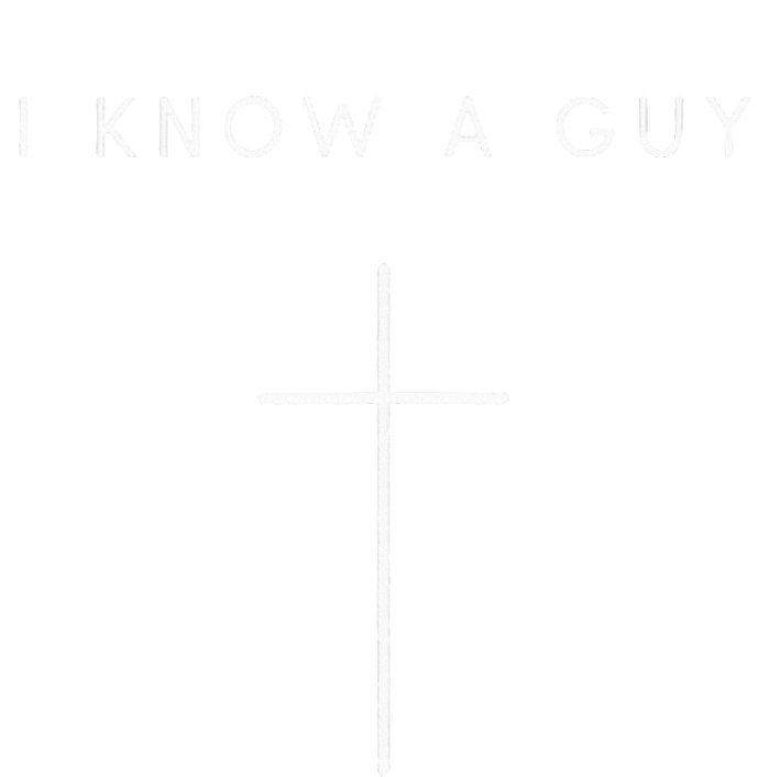 I Know A Guy Cross Minimalist Christian Religious Jesus Legacy Cool Fit Booney Bucket Hat