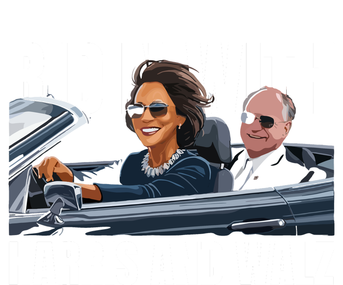 Ridin With Harris And Walz President Kamala Harris Tim Walz Tie-Dye T-Shirt