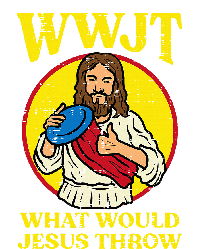 Disc Golf Wwjt What Would Jesus Throw Frisbee T-Shirt