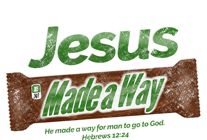 Jesus Candy Bar Christian Gift Drawstring Bag