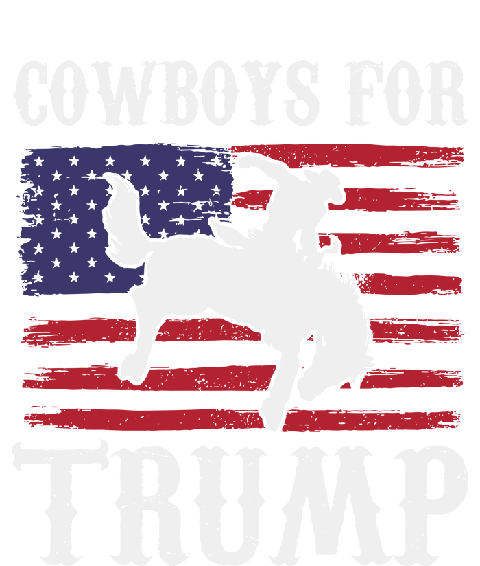 Cowboys For Trump Western Trump Supporter T-Shirt