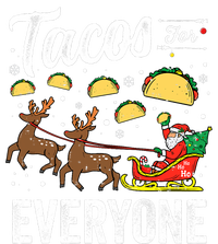 Tacos For Everyone Christmas Taco Funny Xmas Santa Family Ceramic Bell Ornament