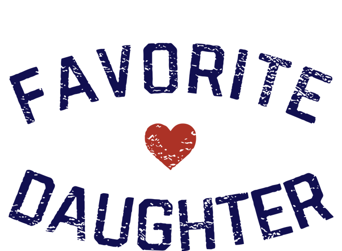 Favorite Daughter Heart Distressed Vintage Faded T-Shirt