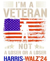 IM A Veteran Not A Sucker Or Loser Anti Trump Gift Womens California Wash Sweatshirt