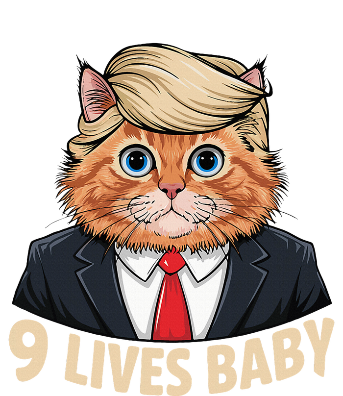 Cat Trump 9 Lives Baby T-Shirt