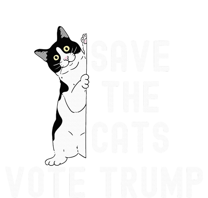 Save The Cats Vote Trump Political Cat Humor Cat T-Shirt