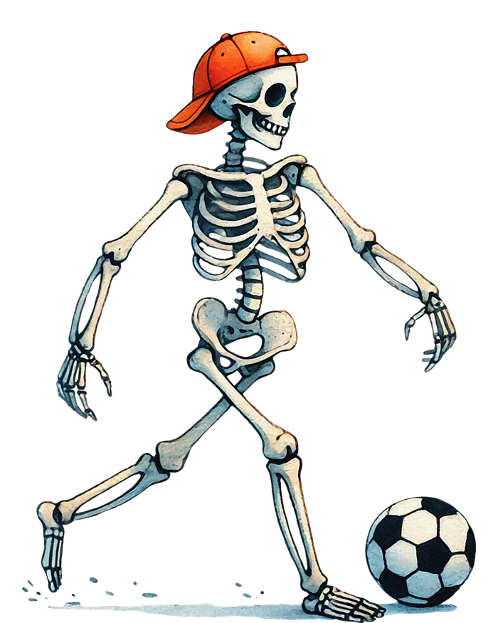 Skeleton Soccer Halloween Costume Women's Tri-Blend 3/4-Sleeve Raglan Shirt