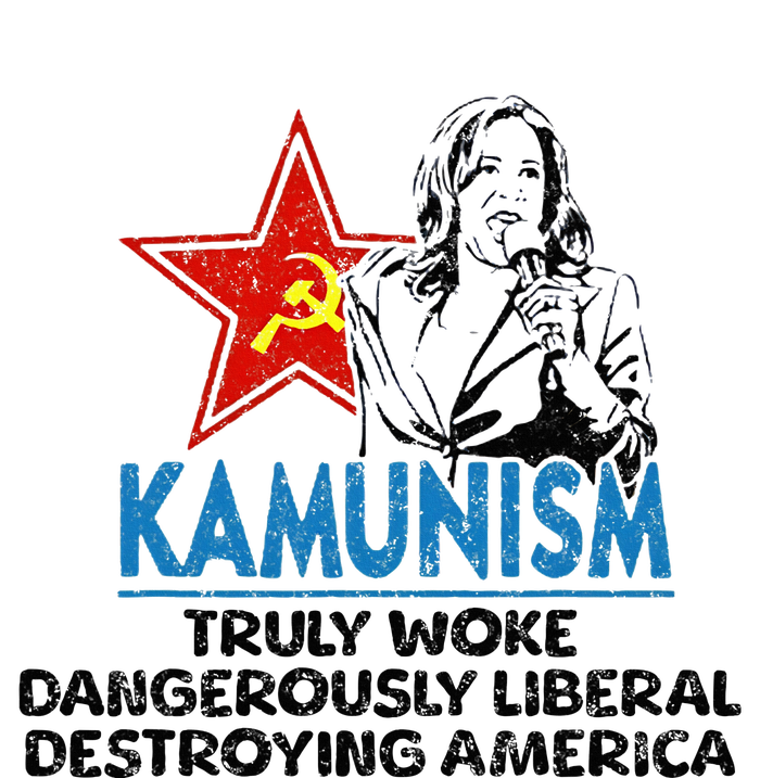 Kammunism Anti Kamala Vote Trump 2024 Political Women's V-Neck T-Shirt