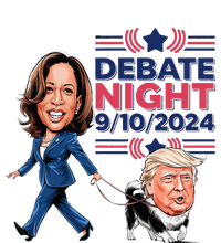 Debate Night Showdown Kamala Dog Walks Trump Toddler Sweatshirt