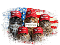 Donald Trump Make Cats Safe Again Red Hat 2024 Debate Valucap Bio-Washed Visor