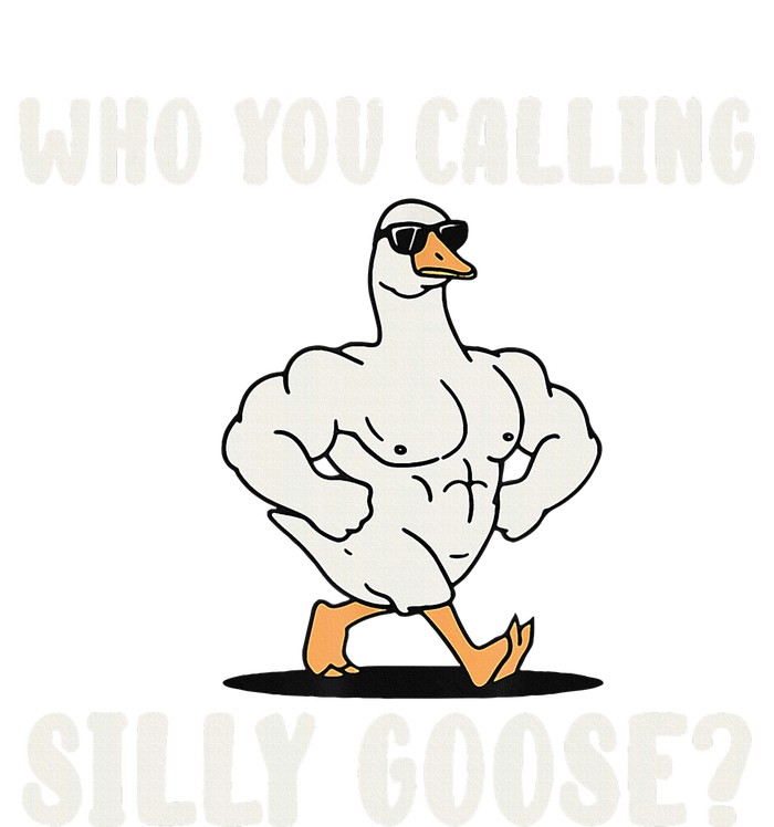 Who You Calling Silly Goose Funny Gym Meme Women's Flannel Pajama Set