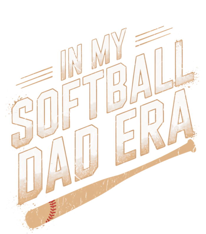 Cute Softball Dads In My Softball Dad Era Proud Softball Dad Gift T-Shirt