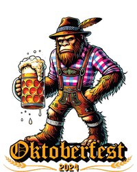 German Bigfoot Sasquatch Lederhose Funny Oktoberfest 2024 Tie-Dye T-Shirt