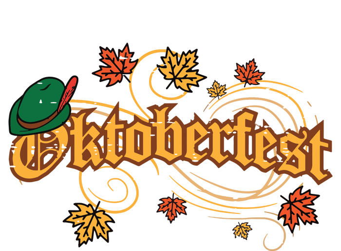 Oktoberfest Fall Autumn Leaves German Costume Ladies PosiCharge Competitor Racerback Tank