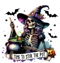 Time To Stir The Pot Witch Halloween Women's Perfect Tri Tunic Long Sleeve Shirt