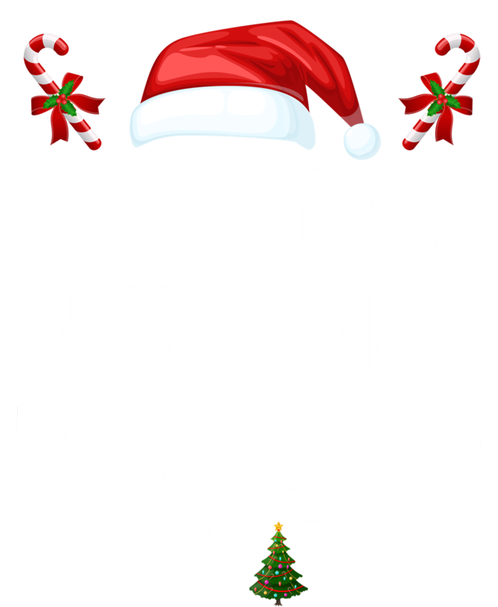 Funny Christmas Tree Look At Me Being All Festive And Shit T-Shirt