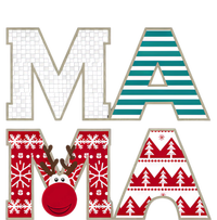 Mama Reindeer Plaid Christmas Holiday Design T-Shirt