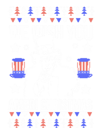 We Wish You Ameri Christmas Funny America Usa Ugly Christmas Mousepad