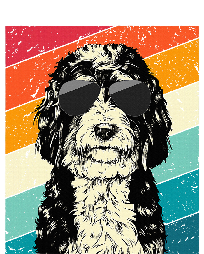 Bernedoodle With Sunglasses Dog Lovers T-Shirt