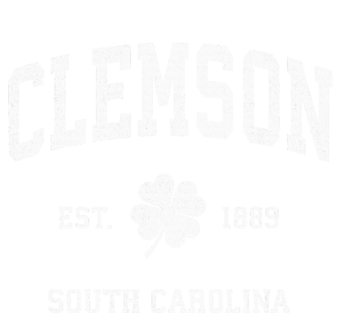 Clemson South Carolina Vintage Shamrock Sports Zip Tote Bag