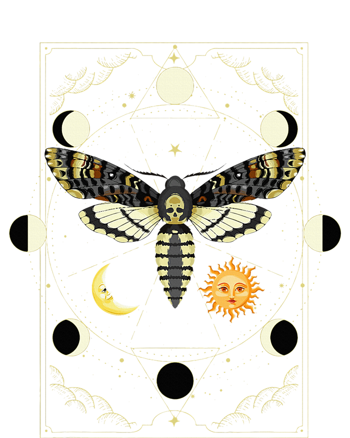 Goth Moth Tarot Card Moth T-Shirt