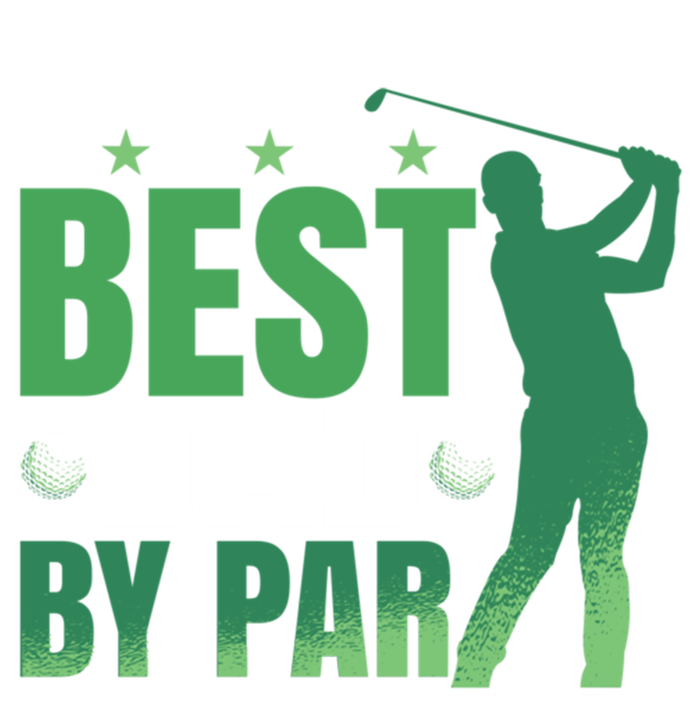 Best Dad By Par Gift Softstyle Adult Sport Polo