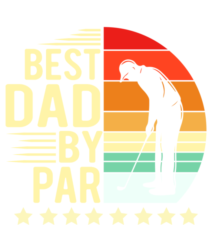 Best Dad By Par Vintage Retro Golfer Gift T-Shirt