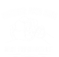 Best Friends For Life Father Son Fist Bump FatherS Day Dad Gift Striped Beanie with Solid Band