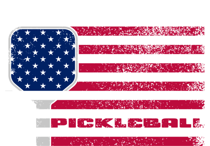 Us Flag Pickleball Player Paddleball Lover Pickleball Gift Women's T-Shirt