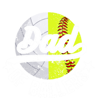 Dad Of Ballers Proud Volleyball Softball Dad Gift T-Shirt