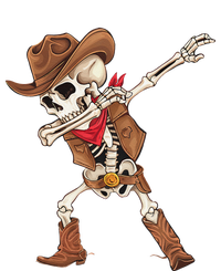 Dabbing Skeleton Cowboy Halloween Costume Gift PosiCharge Competitor Tank