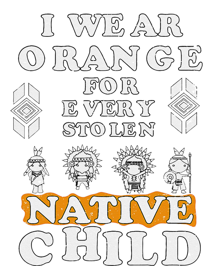 I Wear Orange For Every American Native Child Indian Prid Gift Women's T-Shirt