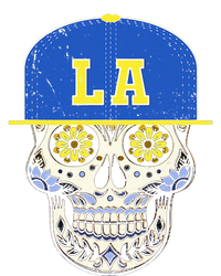 Los Angeles Sugar Skull Mexican Art Design Mexico Flag Cooling Performance Long Sleeve Crew