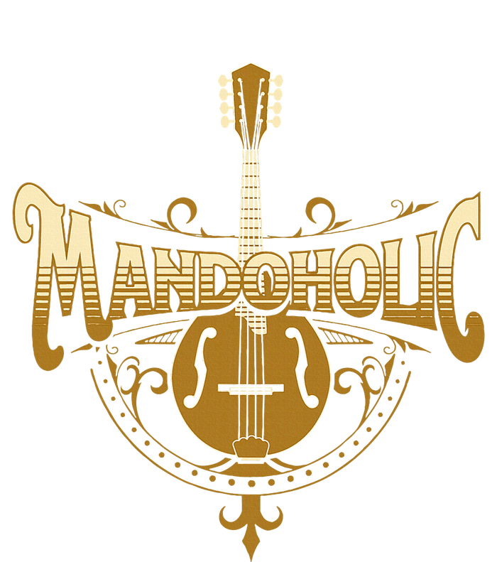 Mandaholic Country Music Mandolin Musical Player Musicians T-Shirt