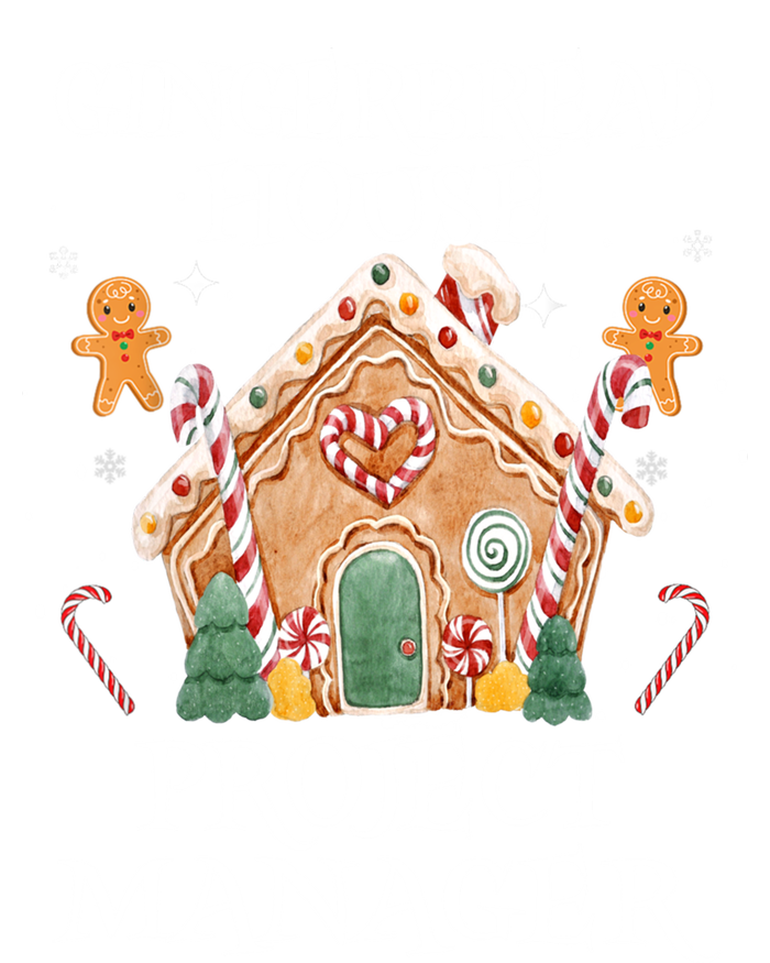 Gingerbread House Project Ager Decorating Baking Xmas Funny Gift V-Neck T-Shirt