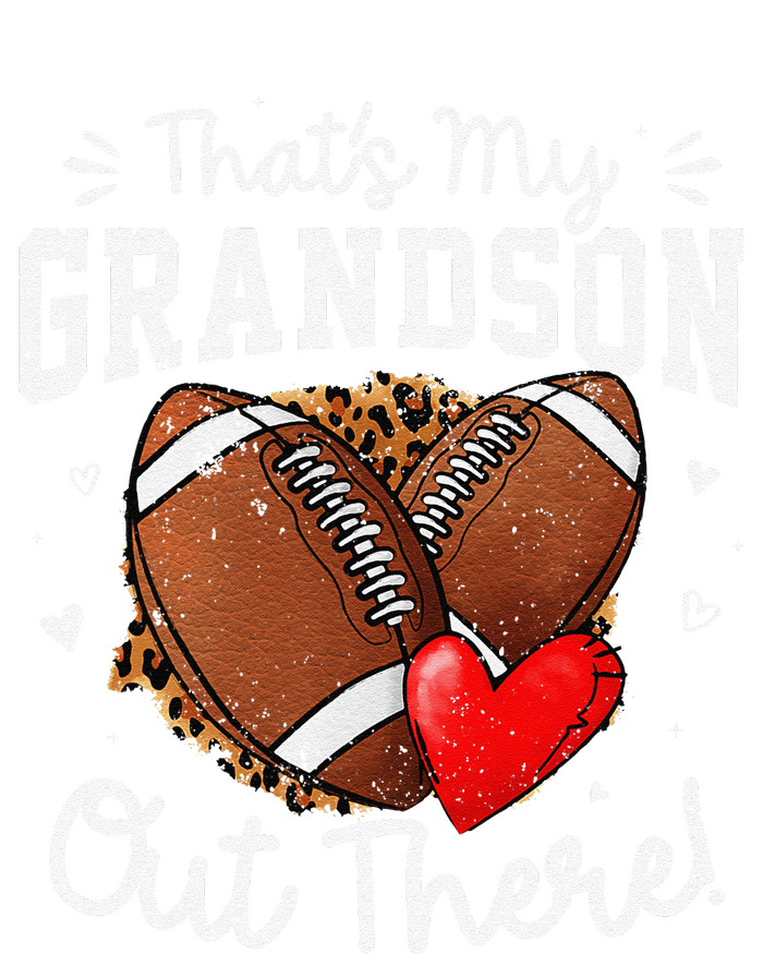 ThatS My Grandson Out There Funny Football Grandma Gift Cooling Performance Crew T-Shirt