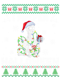 I Prefer Halloween Christmas Funny Skeleton Xmas Gift Sustainable Beanie