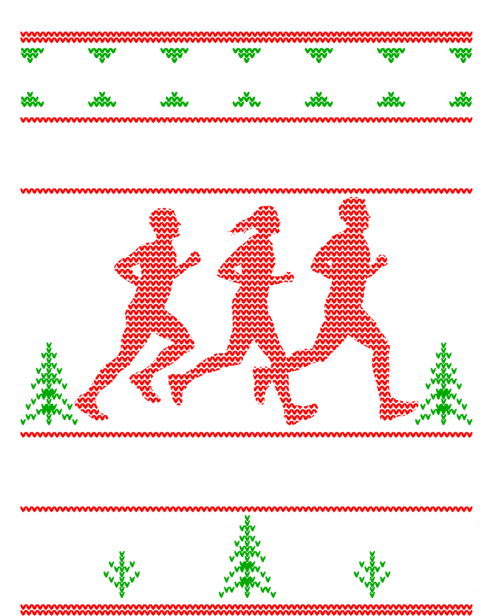 Running Ugly Christmas Oh What Fun It Is To Run Funny Ugly Gift Women's Tri-Blend 3/4-Sleeve Raglan Shirt