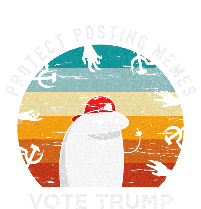 Protect Posting Memes Vote Trump 2024 Save Memes Funny T-Shirt