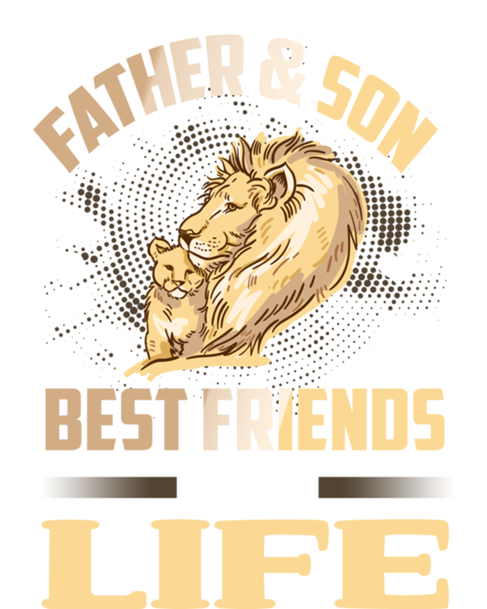 Father And Son Best Friends For Life Lion Matching Cool Gift Coaster