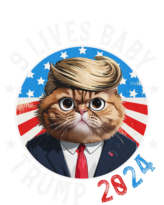 Trump Nine Lives Baby Funny Cat In Suite Trump 9 Lives Baby Women’s Perfect Tri Rocker Tank