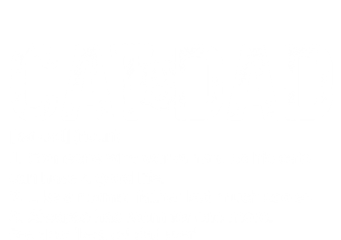 Cat Dad Definition Like Normal Only Cooler Best Father Cute Gift Insulated Varsity Jacket