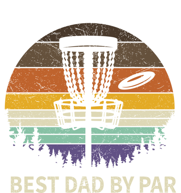 Best Dad By Par Disc Golf Meaningful Gift Funny Dad Papa Frisbee Golf Meaningful T-Shirt