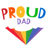 Colorful Rainbow Proud Dad Gift T-Shirt