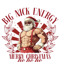 Big Nick Xmas Energy Funny Xmas Christmas Muscle Santa Claus Knit Cap Winter Beanie