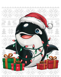 Xmas Sweater Style Ugly Santa Hat Orca Christmas Sweatshirt