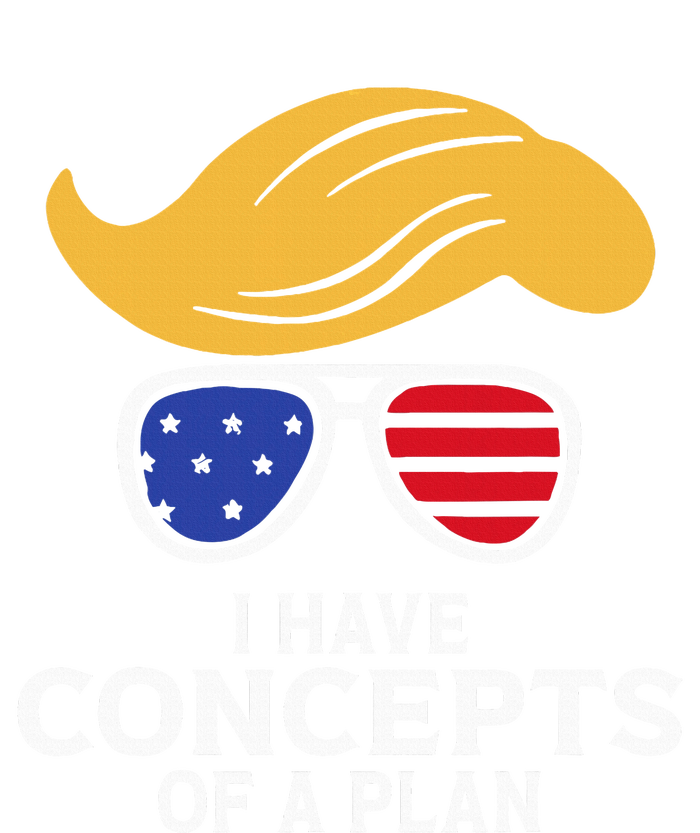 I Have Concepts Of A Plan Trump Harris Debate Short Acrylic Beanie